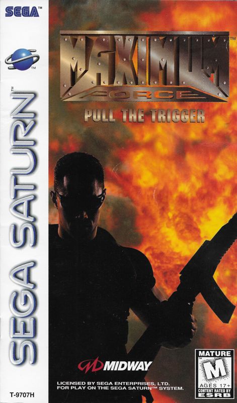 Maximum Force box art for Sega Saturn